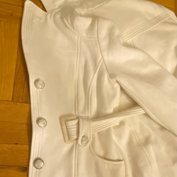 KENNETH COLE REACTION WOMEN DOUBLE BREASTED  BELTED COTTON COAT SIZE S *NEW NT* - Picture 4 of 15